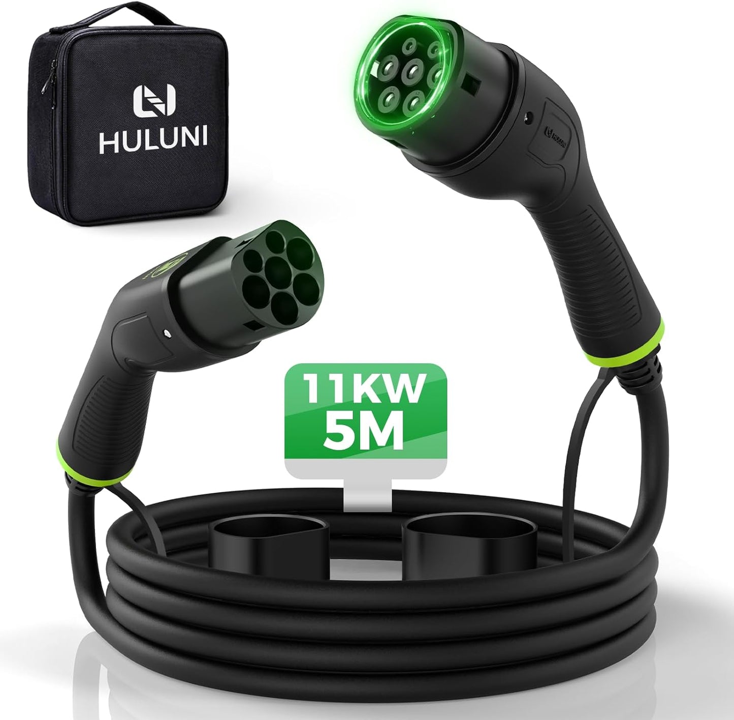 Huluni Type 2 Charging Cable 11 KW 5m