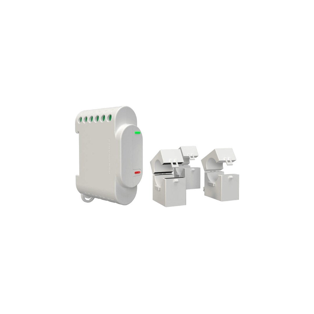 Shelly 3EM Smart Ενδιάμεσος Διακόπτης Wi-Fi σε Λευκό Χρώμα