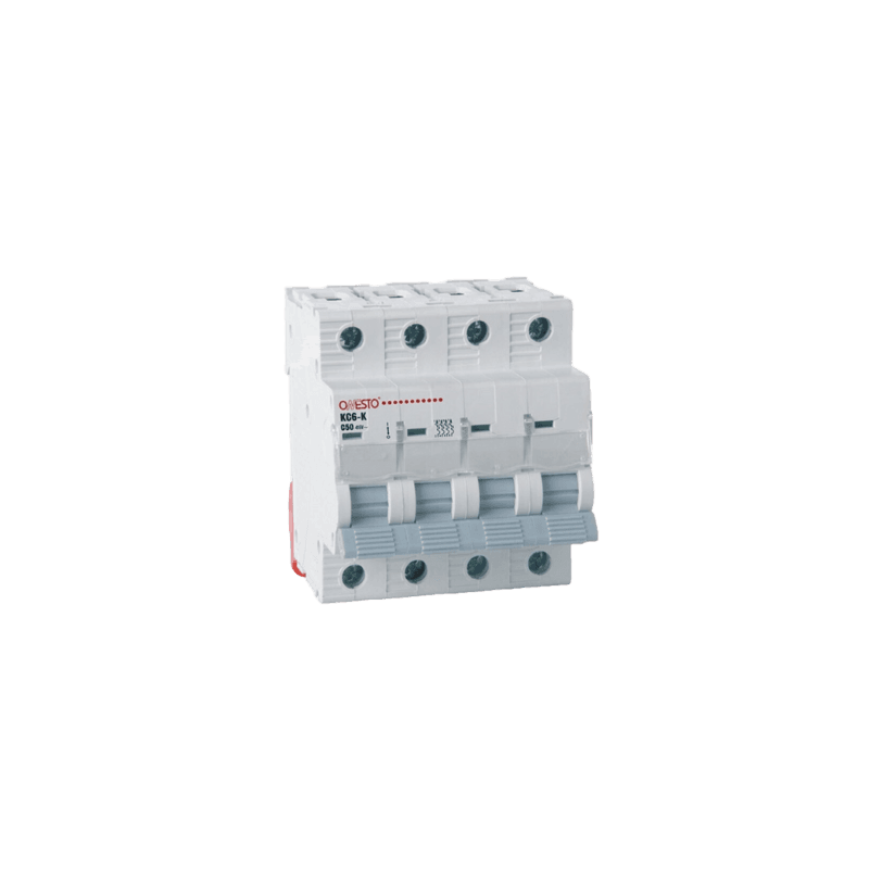 ONESTO AC MCB 4P,20A, C CURVE, 6kA KC6-K