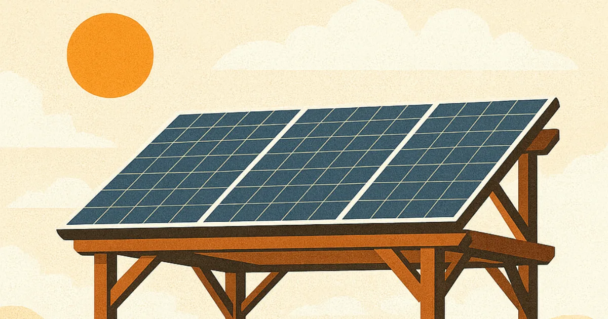 Φωτοβολταϊκά σε Πέργκολα