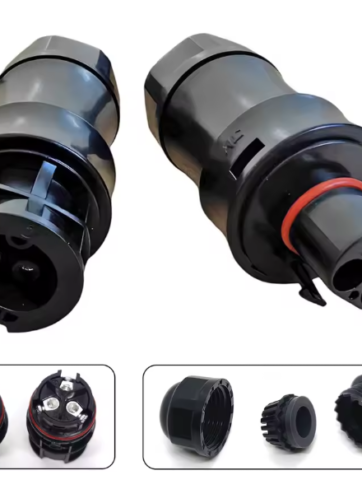 BC01 3 Pin AC Connector Male & Female IP68 για Micro Inverter Φωτοβολταϊκών