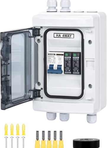 PV DC Isolator 500VDC 2P 40A – Διακόπτης Απομόνωσης Φωτοβολταϊκών