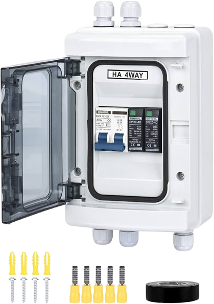 PV DC Isolator 500VDC 2P 40A – Διακόπτης Απομόνωσης Φωτοβολταϊκών
