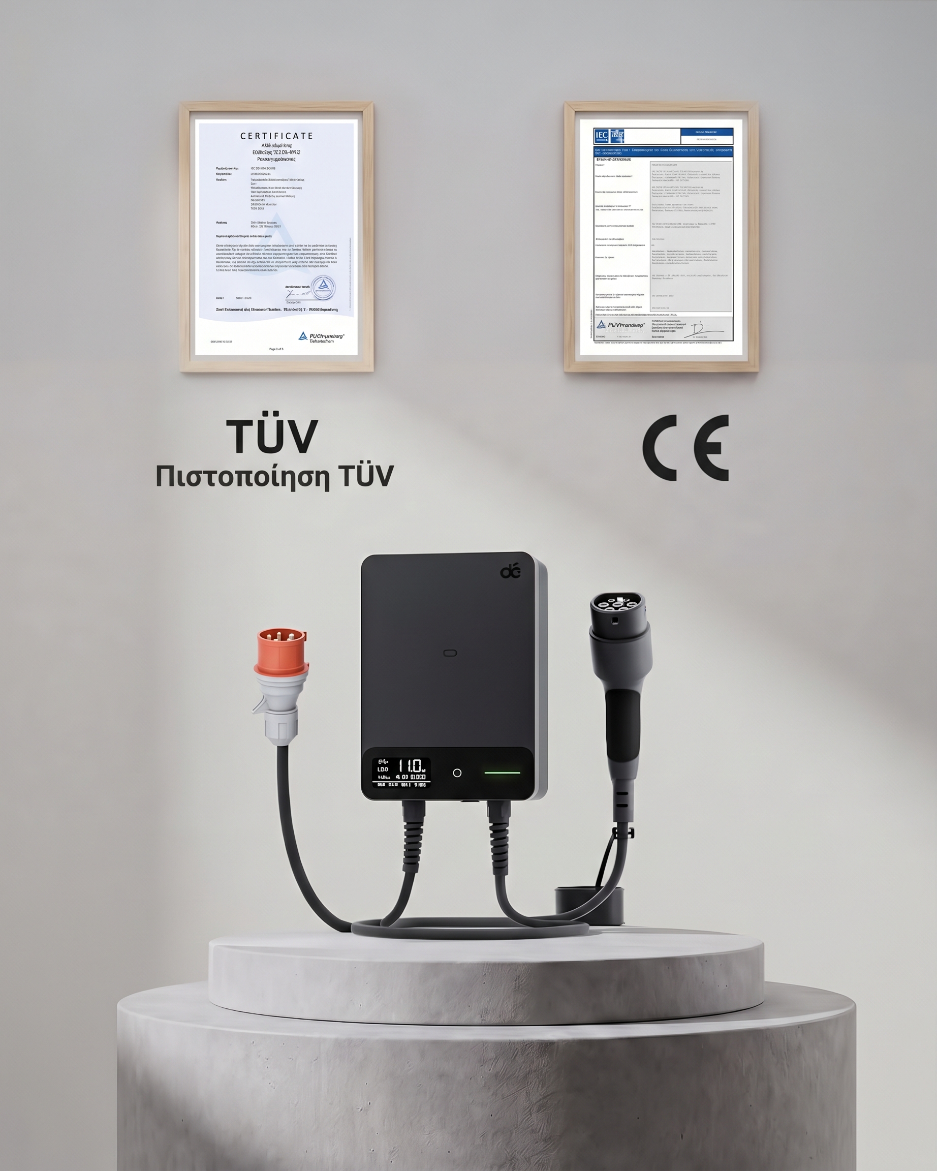Wallbox 11kW RFID EV Charging Black – Τριφασικός Φορτιστής Ηλεκτρικού Αυτοκινήτου με RFID Μαύρος - Image 7