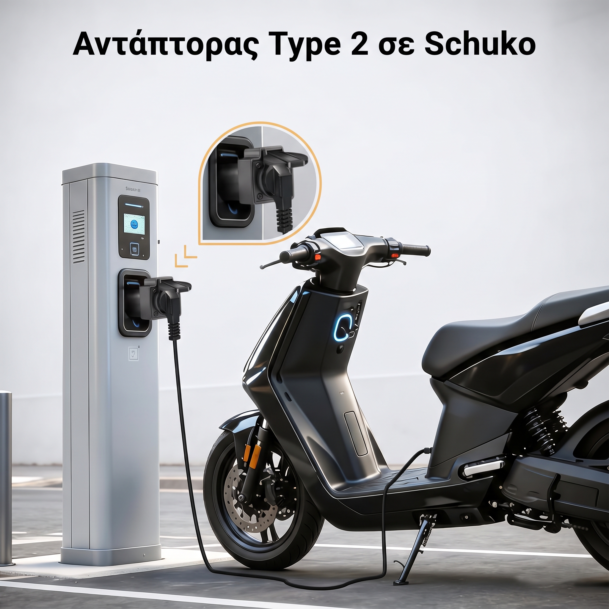 GUWIEYG Type 2 σε Schuko 16A – Αντάπτορας Φορτιστή Ηλεκτρικών Οχημάτων - Image 6