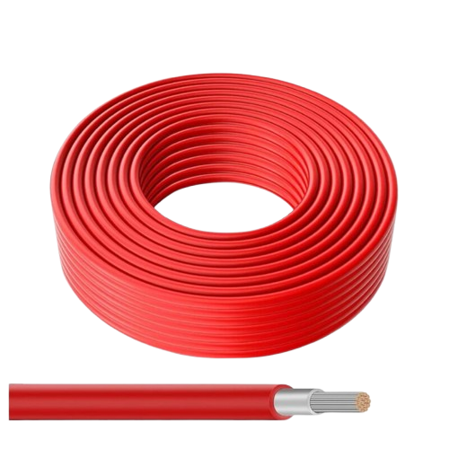 CAVO SOLARE WBS 1x6mm² Κόκκινο – Καλώδιο Φωτοβολταϊκών 100m
